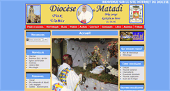 Desktop Screenshot of diocesedematadi.net